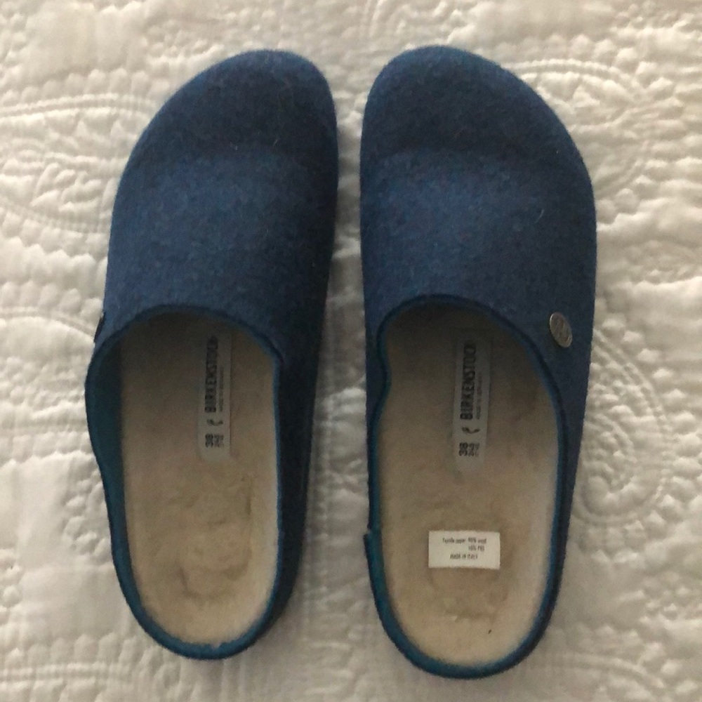 Birkenstock wool mules sz 38